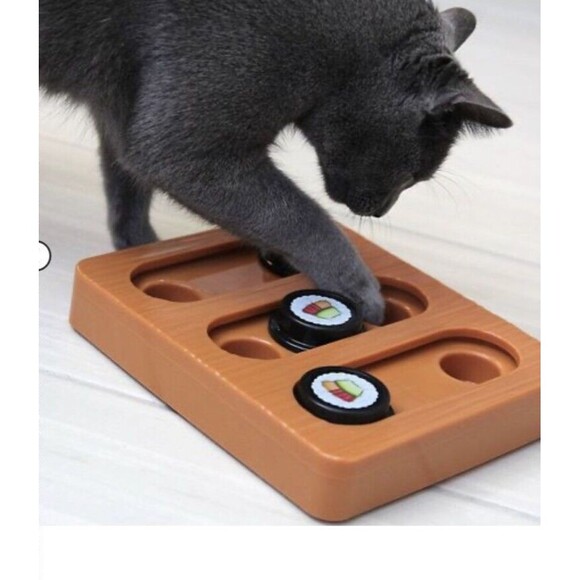 Quirky Kitty Sushi Hunter Bento Box Puzzle With Catnip Pounce NEW!! - Picture 4 of 5